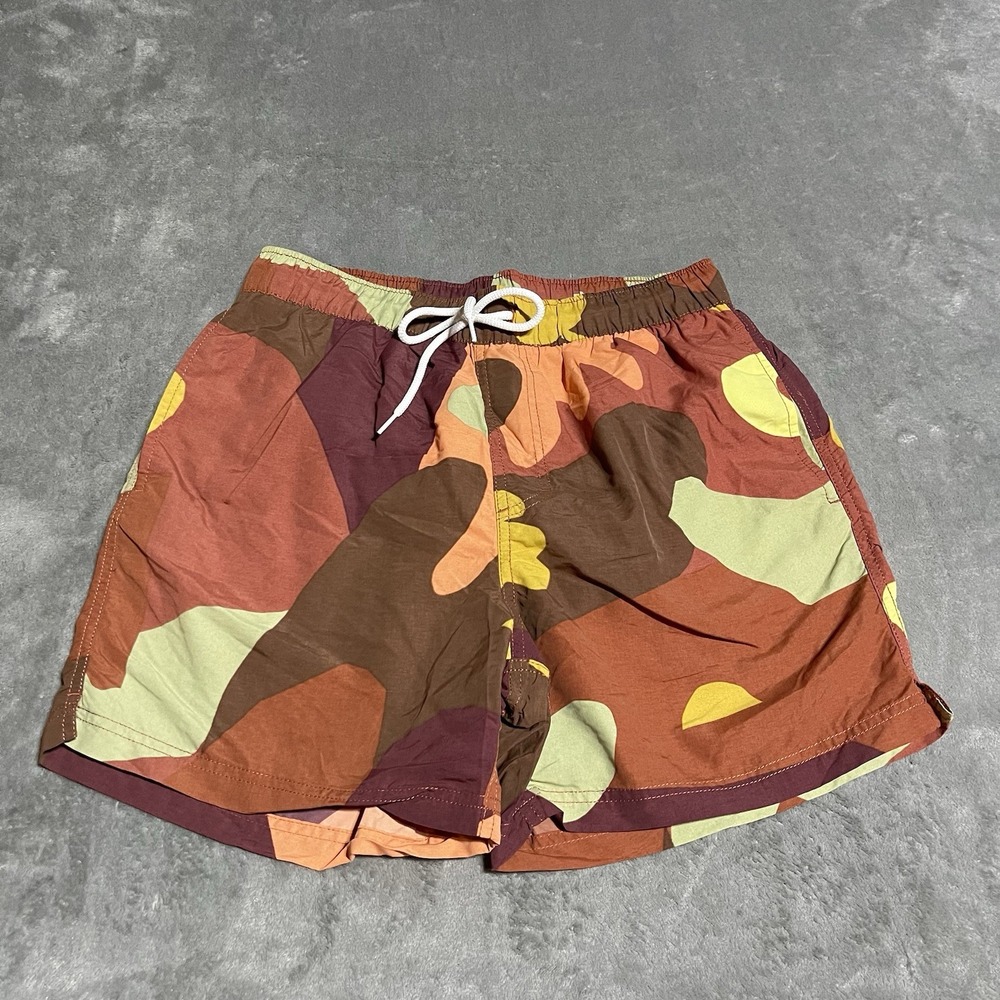 Mens Urban Outfitters Swim Trunks Mens Medium Shorts Mesh Lined‎ Pockets